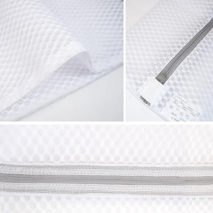 GOGOODA Mesh Laundry Bags for Delicates, 5 Set | Honeycomb Mesh Lingerie Wash - Image 2