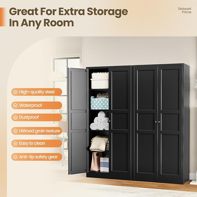 Yizosh Metal Storage Cabinet - Image 6