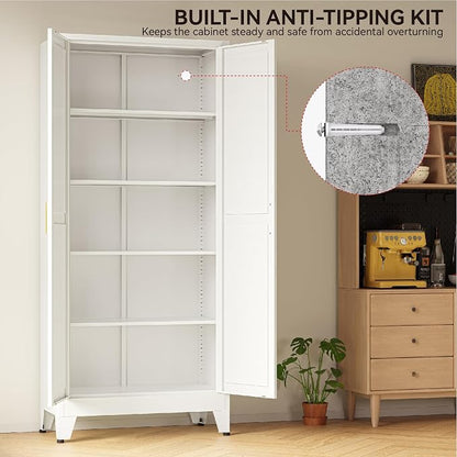 COFaR 71" Metal Pantry Cabinet - Image 7