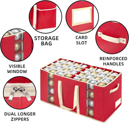 Christmas Visible Ornament Storage Box - Image 6