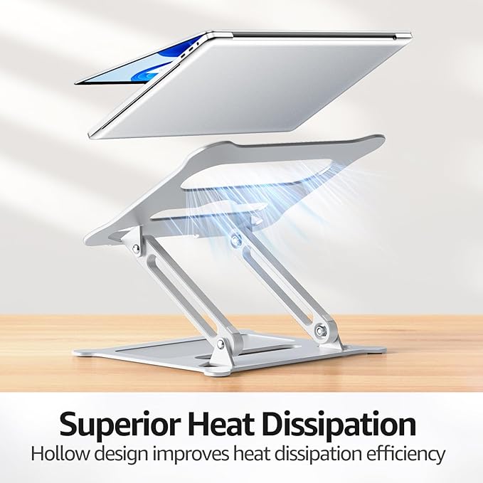 Urmust Laptop Notebook Stand Holder Adjustable Ultrabook Stand Riser Portable - Image 6