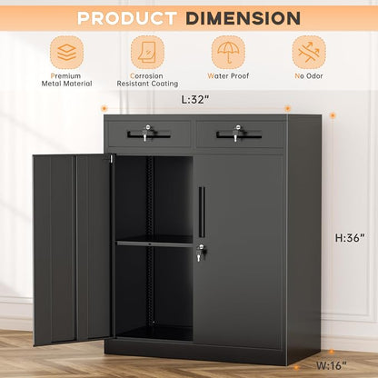 INTERGREAT Metal Garage Storage Cabinets - Image 3