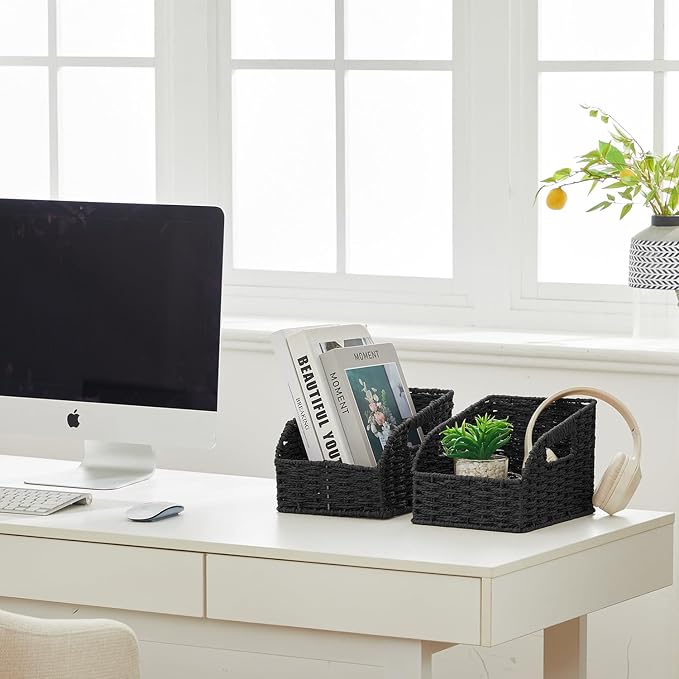 Wicker Baskets for Organizing, Kitchen Counter - Image 5