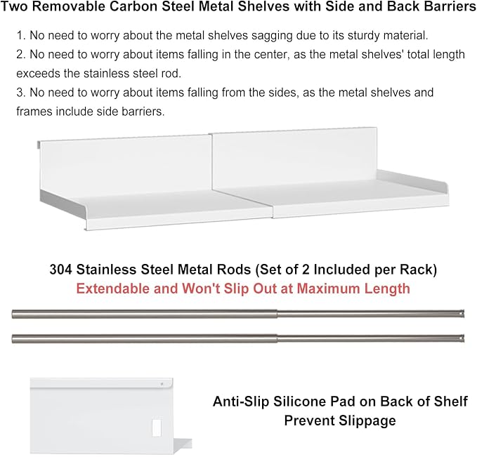 Expandable Under Cabinet Shelf Organizer - Image 4