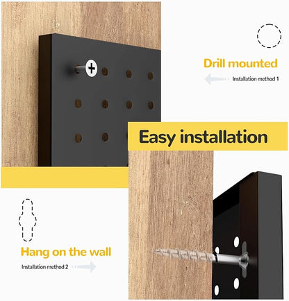 Peg Board, 4 Pack Metal Pegboard Panels - Image 7