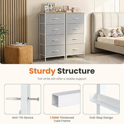 Sweetcrispy Nightstand Small Bedroom Dresser - Image 7