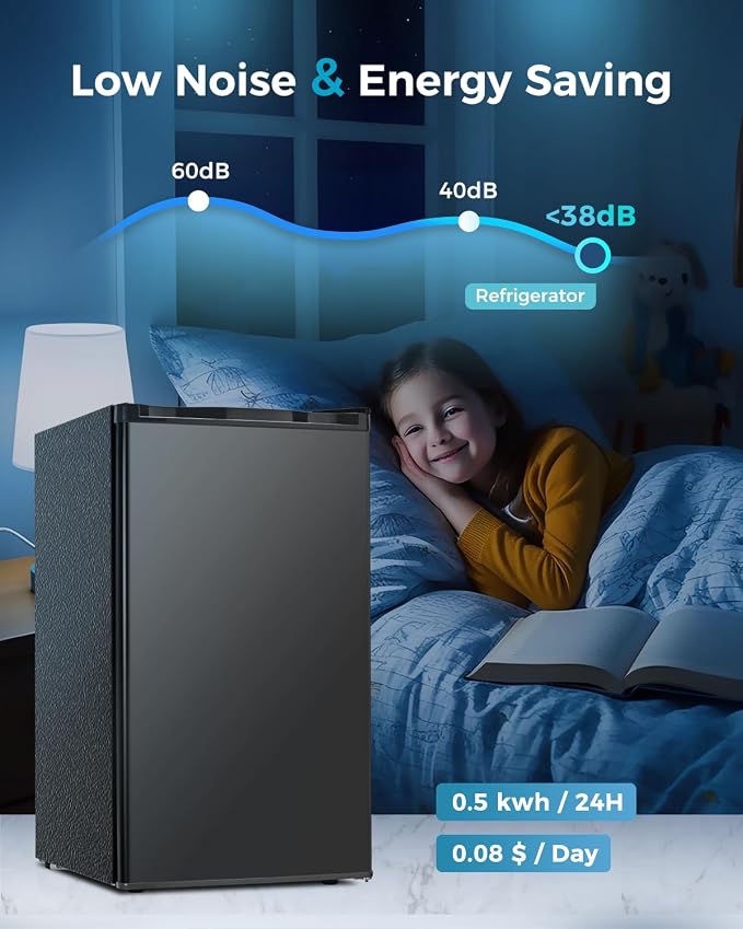 Mini Fridge with Freezer - Image 4