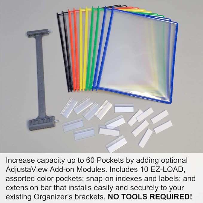 Ultimate Office AdjustaView 10-Pocket Desk Reference Organizer - Image 7