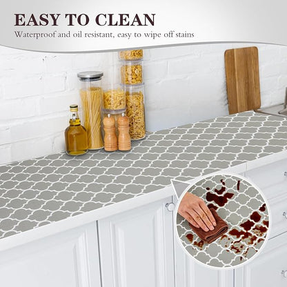 Drawer and Shelf Liner, Non-Slip Kitchen Cabinet Liners Non-Adhesive Thick - Image 3
