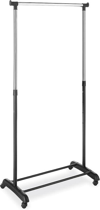 Whitmor Deluxe Adjustable Garment Rack-Rolling Clothes Organizer, 18.5" D x 33" - Image 8