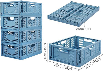 Plastic Drawer Organizer Collapsible Storage Boxes Crate - Image 5