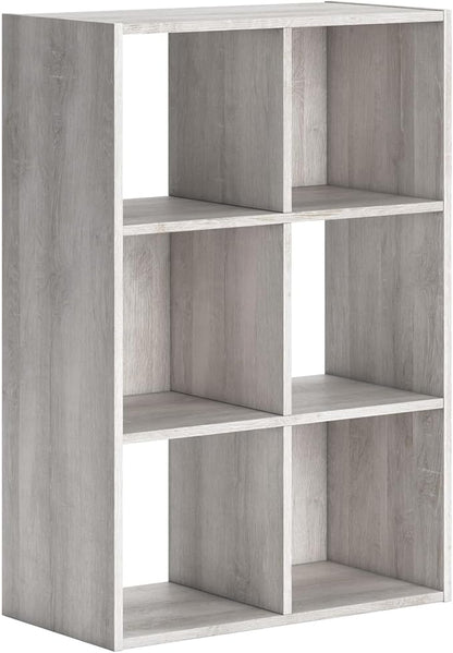 Signature Design by Ashley Paxberry Coastal 6 Cube Storage Organizer or Bookcase by SignatureDesignbyAshley