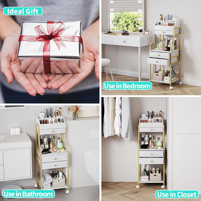 HapiRm Floor Makeup Organizer Storage - Image 7