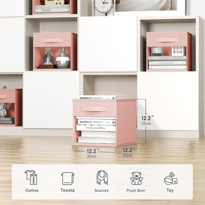 DIMJ Cube Bins, 12.2-Inch Storage Bins Cubes - Image 2