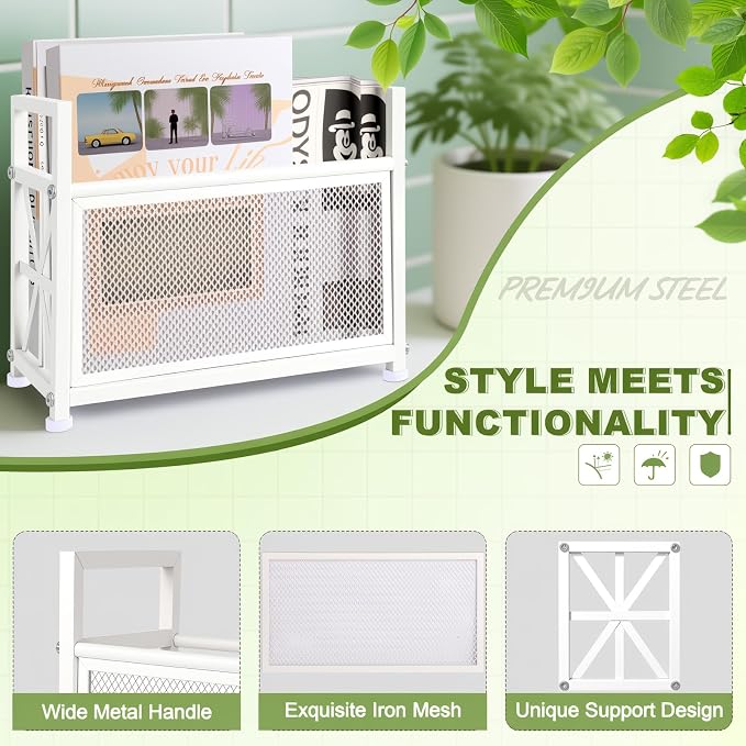 Magazine Rack & Holder – Multi-Purpose Storage Organizer - Image 3