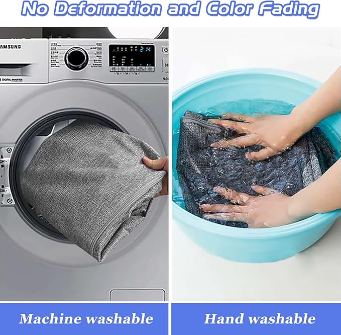 105L Extra Large Storage Bags, Folding Moving Comforter Blanket Storage Bags - Image 5