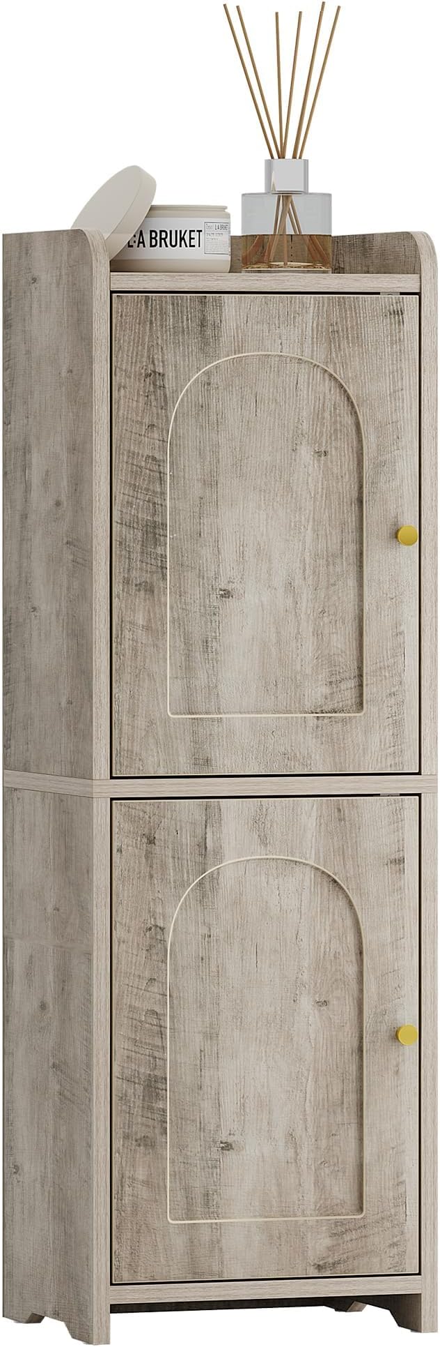 Hzuaneri Bathroom Storage Cabinet, Small Corner Floor Cabinet - Image 8