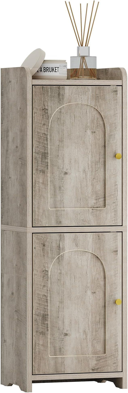 Hzuaneri Bathroom Storage Cabinet, Small Corner Floor Cabinet - Image 8