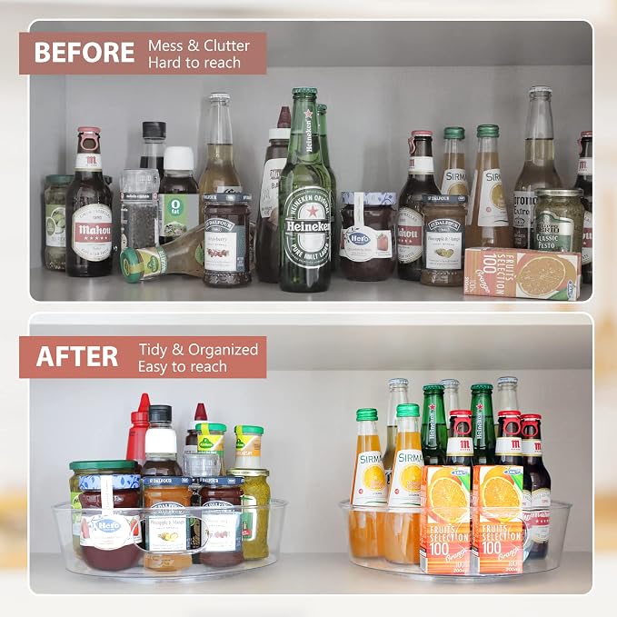 GUZON 6 Pack Lazy Susan Organizer - Image 3
