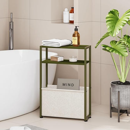 Narrow Side Table, Slim End Tables by Leomonio