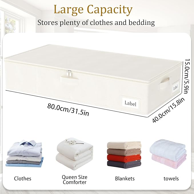 Yawinhe Foldable Underbed Storage Bags, Containers Bin - Image 5