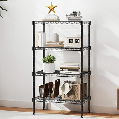HealSmart 4-Tier Metal Wire Storage Shelves, Adjustable Standing Storage Rack - Image 2