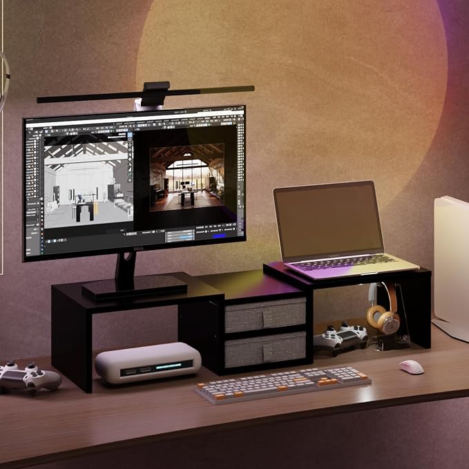 TEAMIX Dual Monitor Stand Riser - Image 6