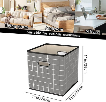 Yunkeeeper storage bins Cubes, Fabric Cube Organizer - Image 2