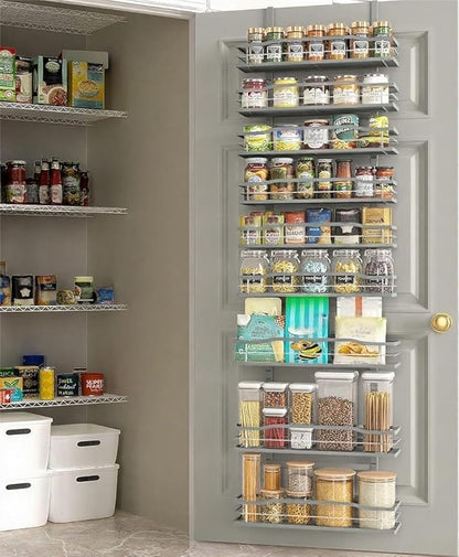 Moforoco Grey 9-Tier Over The Door Pantry Organizer, Pantry Organization and by MOFOROCO