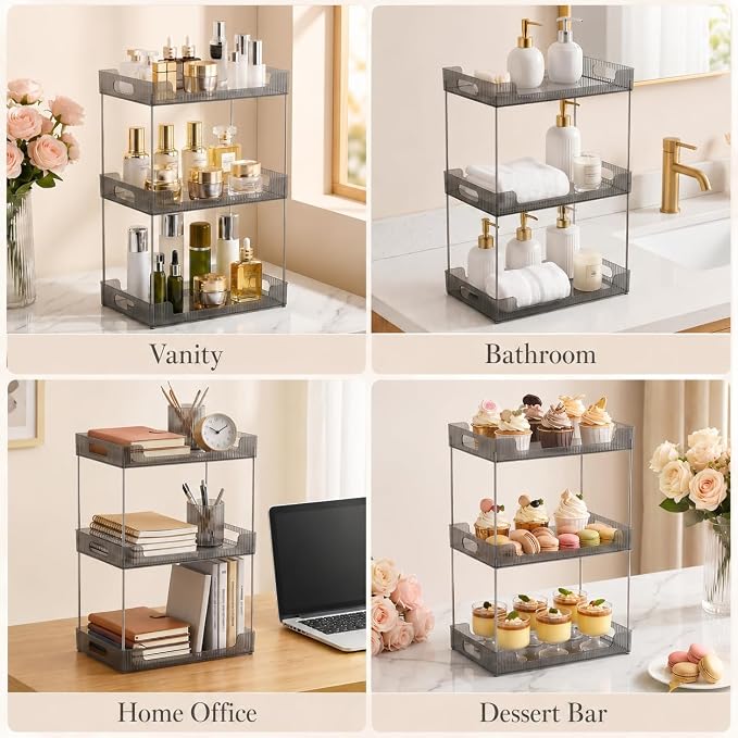 Goderewild Bathroom Counter Organizer, Makeup Organizer - Image 6
