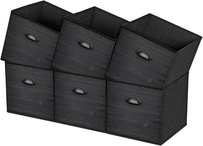 homyfort Cube Storage Organizer Bins, 11x11 Inch Bins Baskets Box by homyfort