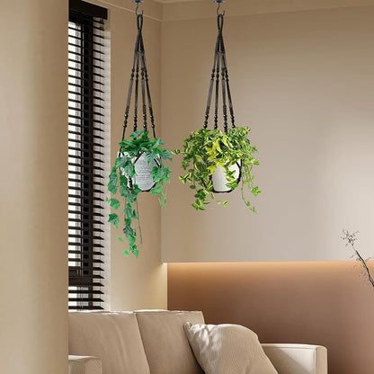 LEWESU Macrame Plant Hanger Indoor Set of 2 - Image 6