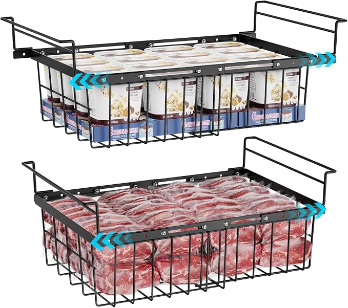 iSPECLE Large Chest Freezer Organizer Bins by iSPECLE