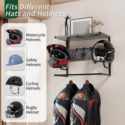 Motorcycle Helmet Holder Wall Mounted, Helmet Holder Wall Mount - Image 2