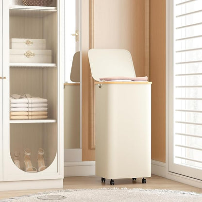 Yecaye 100L Large Capacity Laundry Hamper – Foldable Rolling Laundry Basket - Image 2
