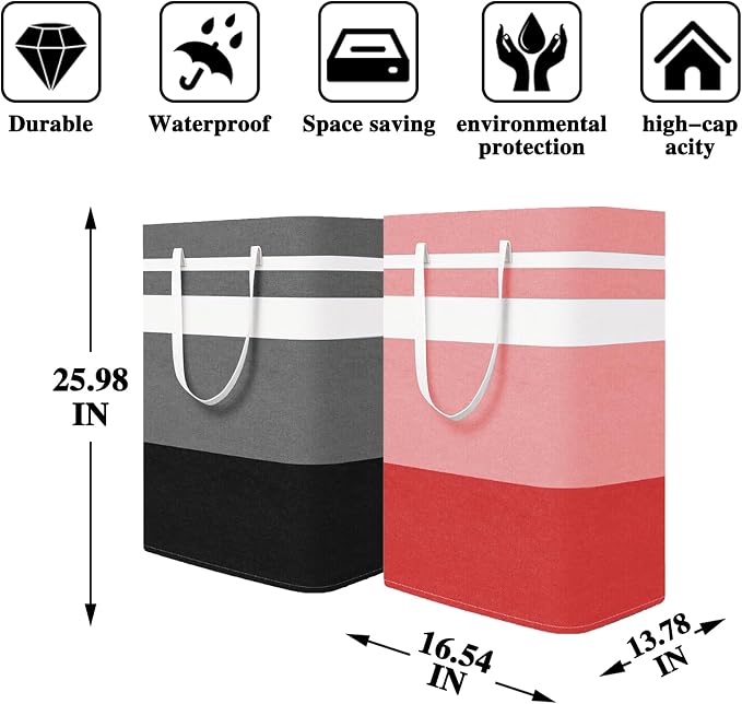Foldable Laundry Basket，Large Laundry Baskets - Image 2