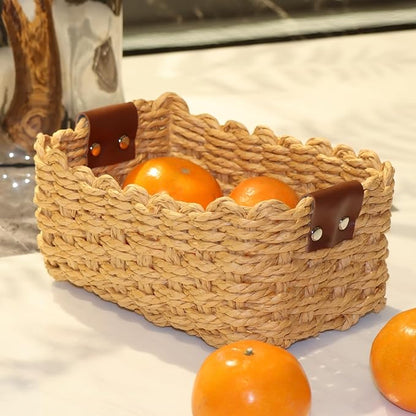 Small Paper rope baskets for Organizing, Cute woven storage Little basket for - Image 6