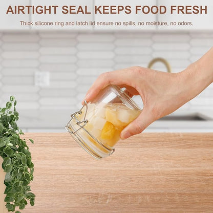 12 Pack Spice Jars, 8 oz Glass Containers - Image 3
