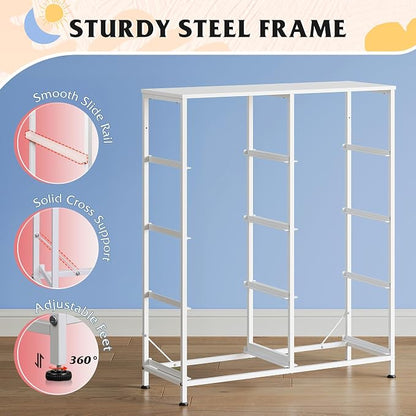 WLIVE Fabric Dresser for Bedroom, Tall Dresser - Image 7