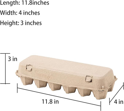 15 Pack Egg Cartons Cheap Bulk, Sturdy Natural Pulp Material Perfect - Image 3