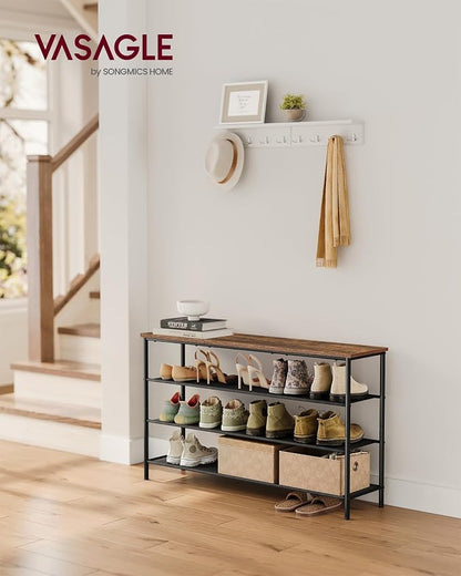 VASAGLE Shoe Rack, 4-Tier Shoe Storage Organizer - Image 2