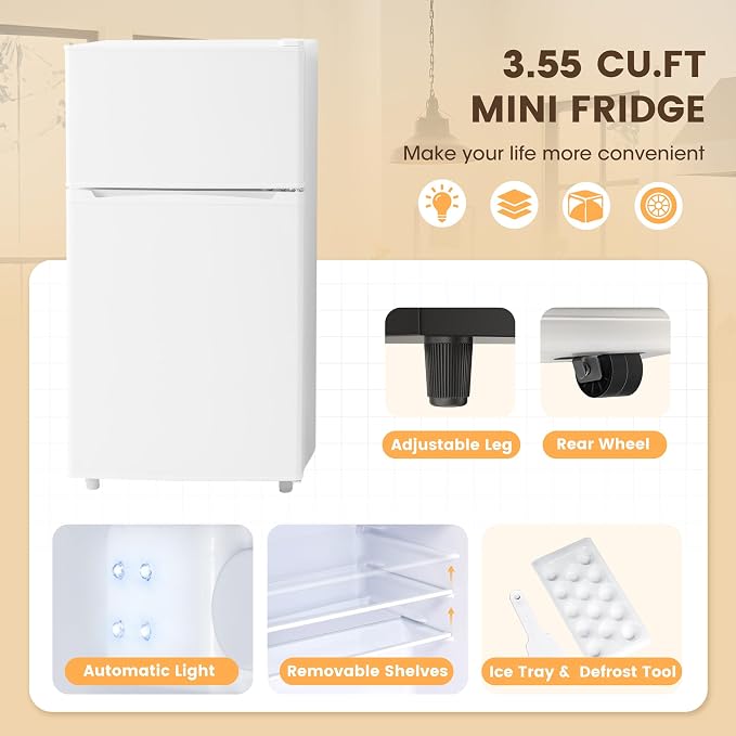 Manastin 3.55 Cu.Ft Mini Fridge - Image 3