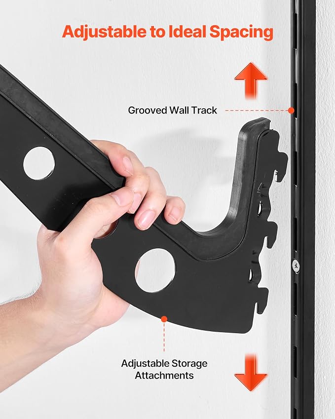 VEVOR Surfboard Wall Mount, 4 Tiers Horizontal Surfboard Rack - Image 5