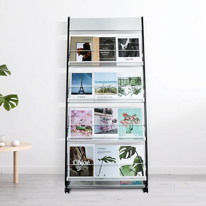 4-Tier Floor-Standing Magazine Rack - Image 5