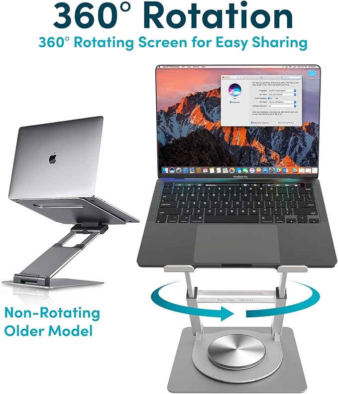 Lifelong 360 Rotating Ergonomic Laptop Stand - Image 2