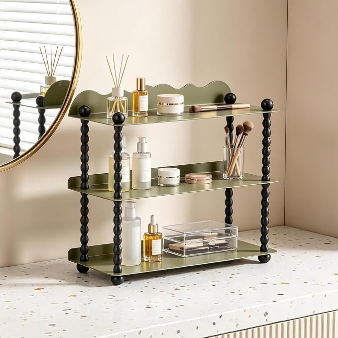 3-Tier Bathroom Counter Organizer, Water Proof Countertop Shelf | Vintage - Image 7