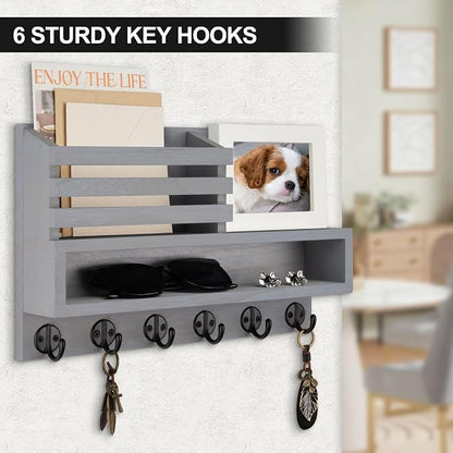 Key and Mail Holder Wall Mount, Key Hanger - Image 8