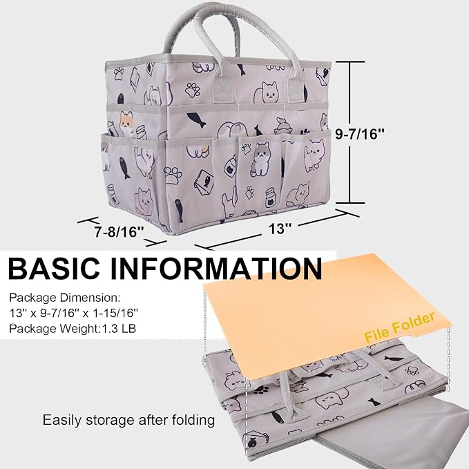 Cupohus Art Organizer Craft Storage Tote Bag - Image 3