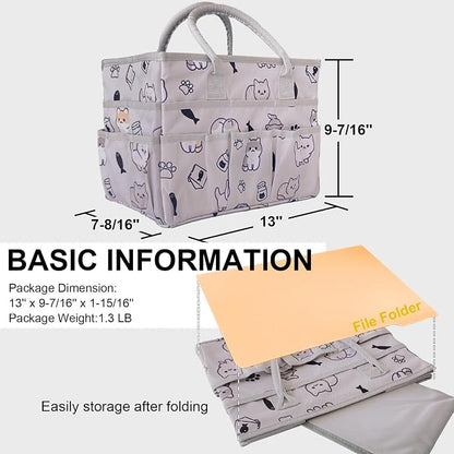 Cupohus Art Organizer Craft Storage Tote Bag - Image 3