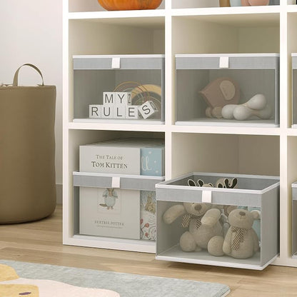 Linen Closet Organizers and Storage, Closet Storage Bins Basket Organizer - Image 5
